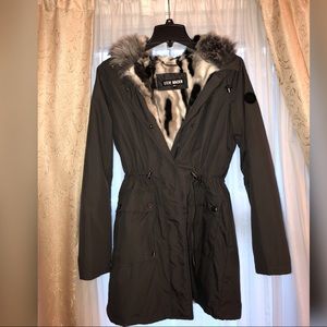 Steve Madden Parka w/ Faux Fur